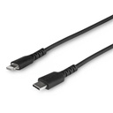 Cable usb-c a lightning de 1m color negro - certificado mfi