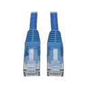 Cable patch cat6 utp moldeado snagless rj45 m/m azul 1.52m