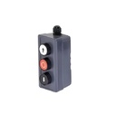 Botonera Triple de Uso Rudo XBS-SW-01 AccessPRO Alámbrico Gris