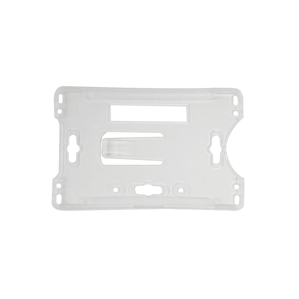 Porta tarjeta de plastico abs / transparente / compatible con tarjetas accesscardepc / procardx