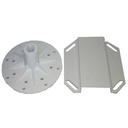 Kit de instalación para brazos de plástico doorking / incluye disco y enganche de fijación