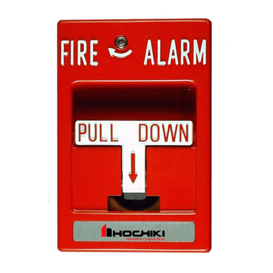 Estación de jalón convencional de acción simple, color rojo