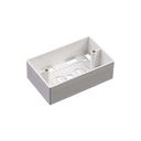 Caja de pared universal, color blanco, para montaje con placas de pared 