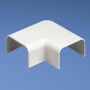 Conexión en ángulo recto "l", para uso con canaleta ld5, material abs, color blanco mate