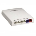 Caja de montaje en superficie, con accesorio para resguardo de fibra óptica, para 6 módulos mini-com, color blanco mate