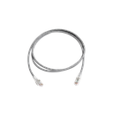 Patch cord mc6 modular cat6 utp, cm/ls0h, 5ft, color gris