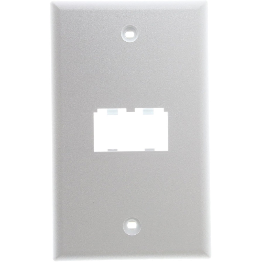 Placa De Pared Vertical Clásica Panduit CFP2WH Salida Para 2 Puertos Mini-Com