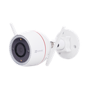 Bala ip 3 megapíxel / wi-fi  / audio de dos vías / visión nocturna en color / sirena / estrobo / detección de movimiento / notif