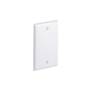 Placa de pared ciega universal, color blanco