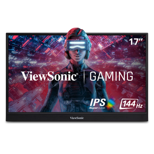 Monitor Gamer Portátil ViewSonic VX1755 LED 17" Full HD FreeSync 144Hz HDMI Bocinas Integradas 2x0.8W