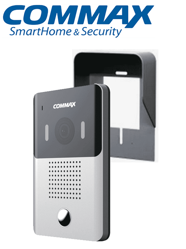 Commax drc4yp - frente de calle para videoportero, compatible con monitores commax uso en interior y exterior/ soporta 2 monitor