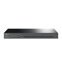Switch administrable tp-link tl-sx3016f / cuenta con 16 puertos sfp+ 10giga / administracion centralizada con omada / carcasa me