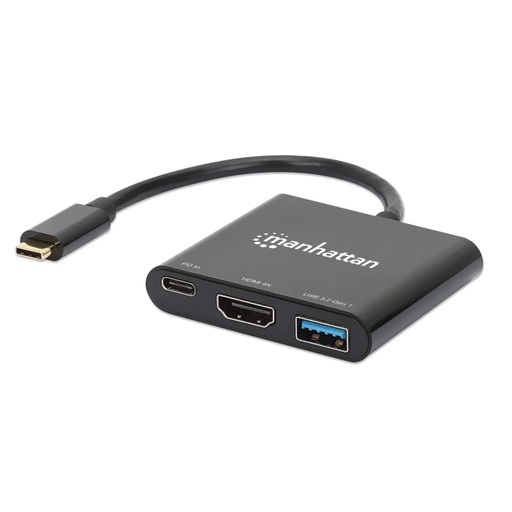 [ACC701912] Docking Station Manhattan 130622 USB C - 1x USB C 1x USB 3.0 1x HDMI