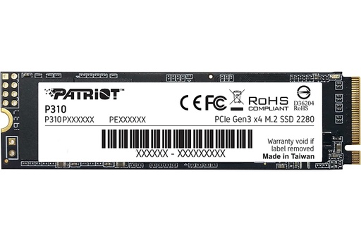 [SNR86741] Unidad SSD Patriot P310 NVMe 960GB PCI Express 3.0 M.2