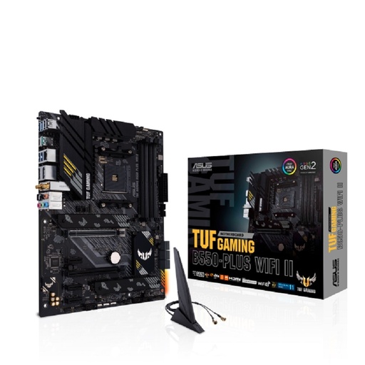 [MOB70225] Tarjeta madre asus tuf gaming b550-plus wifi ii socket am4 4*ddr4 hdmi dp pcie-4.0 atx
