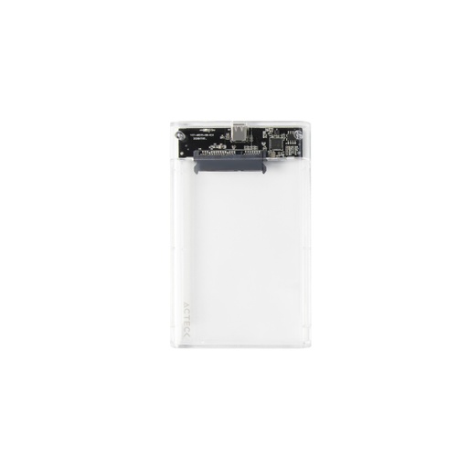 [SNR86769] Gabinete de Disco Duro Acteck Armor Clear HC430 2.5" SATA Micro-USB B USB 3.0 Transparente