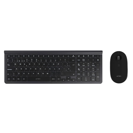 [KNM181628] Kit De Teclado Y Mouse Acteck Creator Edge MK675 Inalámbrico USB Español