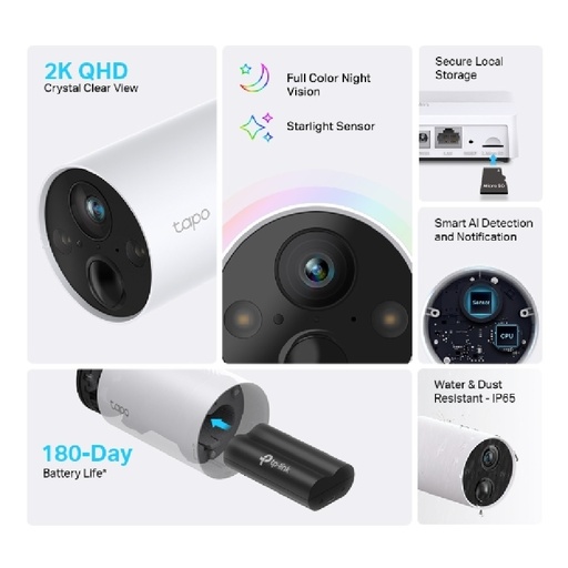 [SEC95956] Camara de seguridad con bateria sin cables / tapo c420s1