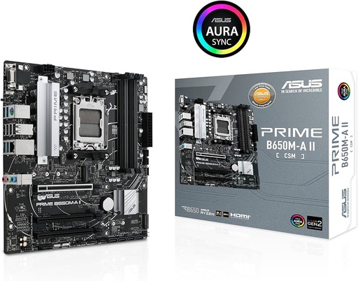 [MOB70250] Tarjeta madre asus prime b650m-a ii-csm am5/ddr5/matx/hdmi/dp/vga