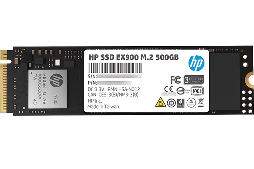 [SSD425] Unidad SSD HP EX900 M.2 500GB PCI Express 3.0 M.2