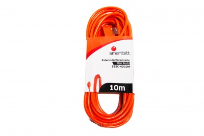 [POW53286] Extensión de Uso Rudo Smartbitt SBEC-HD10M 3 Salidas AC 13A 10 Metros