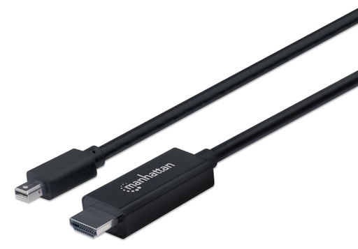 [ACC702128] Manhattan Cable Mini DisplayPort 1.2 Macho - HDMI Macho, 4K, 60Hz, 1.8 Metro, Negro