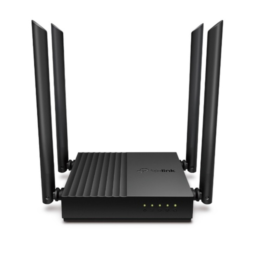 [NET6536] Router TP-Link Gigabit Ethernet De Banda Dual MU-MIMO Firewall ARCHER C64 AC1200 Inalámbrico 1200Mbit/s 5x RJ-45 2.4/5GHz Con 4 Antenas Externas