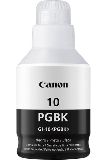 [PRI5553] Tanque De Tinta Canon GI-10 Negro 170ml