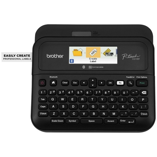 [PRI5555] Rotuladora Brother PT-D610 Corte Automático Soporta Cinta Laminada de hasta 24 mm Bluetooth USB