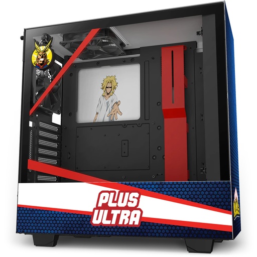 [CAB27879] Gabinete NZXT H510i All Might Con Ventana RGB Midi-Tower ATX/Micro ATX/Mini-ITX USB 3.0/3.2 Sin Fuente sin Ventiladores