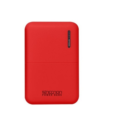 [ACC702145] Batería Portátil Recargable Necnon Power Bank NBPB0502FC de 5000 mAh Rojo