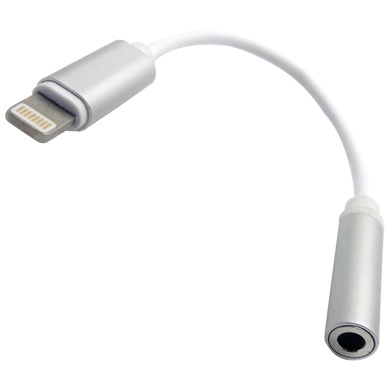 [ACC702158] Cable brobotix lightning a audio hembra 13cm para iphone