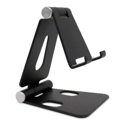 [ACC702182] Soporte brobotix para celular o tableta, aluminio, plegable, negro