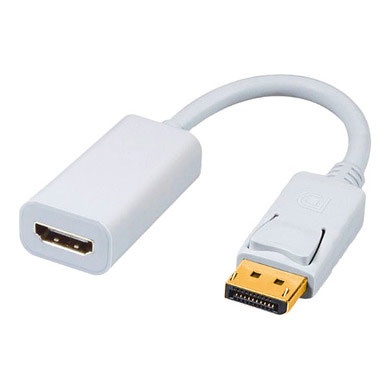 [ACC702187] Adaptador brobotix displayport macho a hdmi hembra, blanco