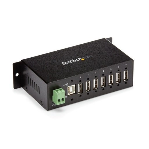 [ACC702214] StarTech.com 7-Port USB 2.0 Hub with ESD Protection - Mountable Rugged Industrial 7 Port USB Hub - USB 2.0 Extender (ST7200USBM)