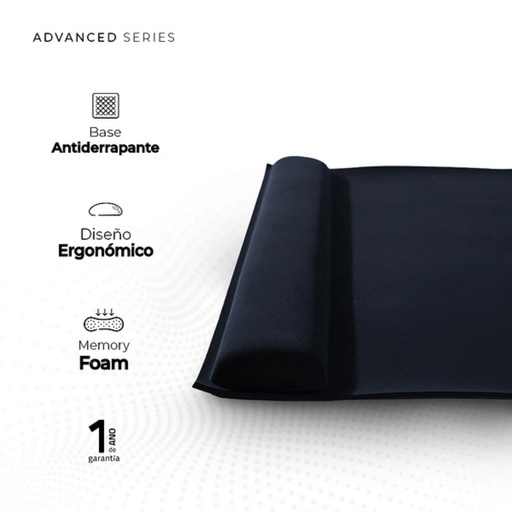 [ACC702222] Mousepad Acteck Con Descansa Muñecas Cushy Plus DR450 66.5x31cm Grosor 65mm
