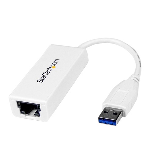 [ACC702237] Adaptador tarjeta de red externa nic usb 3.0 a 1gbps gigabit ethernet 1 puerto - 1x rj45 hembra - 1x usba - blanco - startech.co