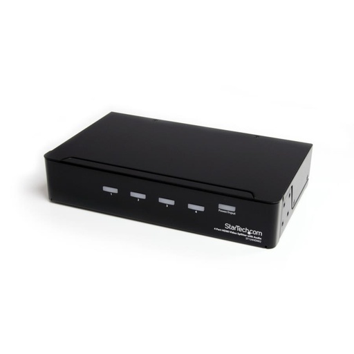 [ACC702238] Splitter hdmi de 4 puertos - divisor bifurcador hdmi de 4 puertos con amplificador - splitter - hdmi hembra - mini-jack hembra -