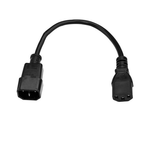 [ACC702248] Cable de Poder C13 Startech Coupler Macho - C14 Coupler Hembra 1.8 Metros Negro