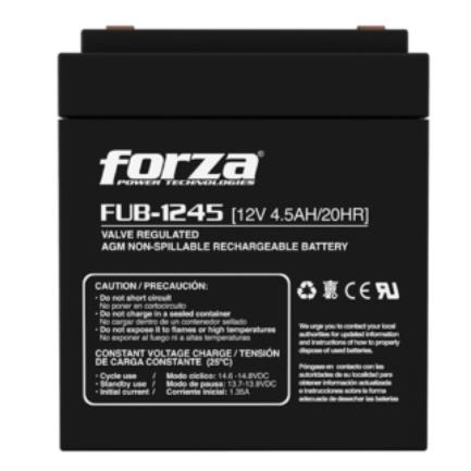 [POW53306] Forza battery 12v 4.5amp fub-1245 -