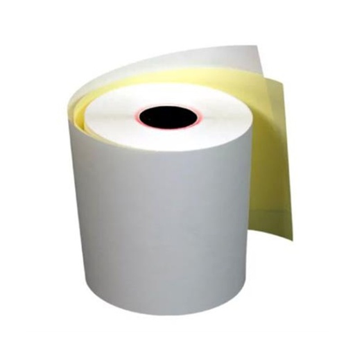 [POS666] Rollo De Papel Autocopia PCM EBA7670 70 x 76mm Blanco/Amarillo 50 Rollos