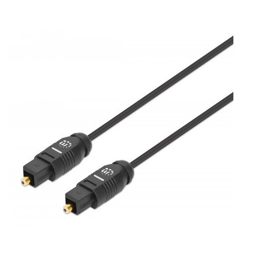 [ACC702272] Cable AUX Toslink Macho - Toslink Macho Manhattan 5 Metros Negro