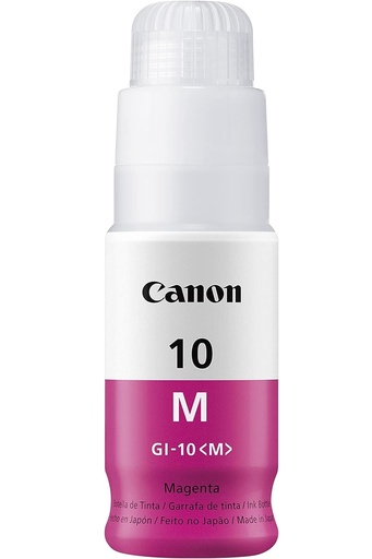 [PRI5599] Botella De Tinta De Alto Rendimiento Canon GI-10 Color Magenta 70ml 