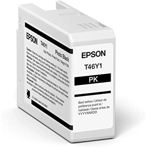 [PRI5604] Cartucho epson modelo t46y negro photo, para p900 (50 ml)