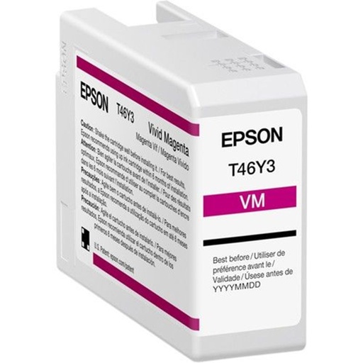 [PRI5605] Cartucho De Tinta Epson UltraChrome Pro10 T46Y Magenta 50ml 