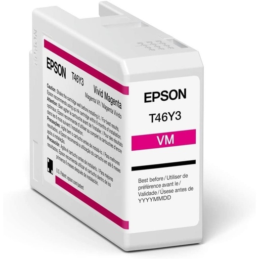 [PRI5605] Cartucho epson modelo t46y magenta, para p900 (50 ml)