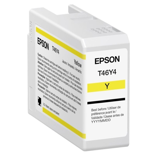 [PRI5606] Cartucho De Tinta Epson UltraChrome Pro10 T46Y Amarillo 50ml 