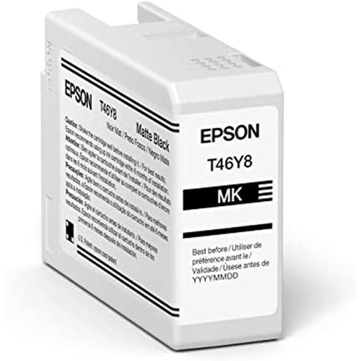 [PRI5607] Cartucho epson modelo t46y negro mate, para p900 (50 ml)