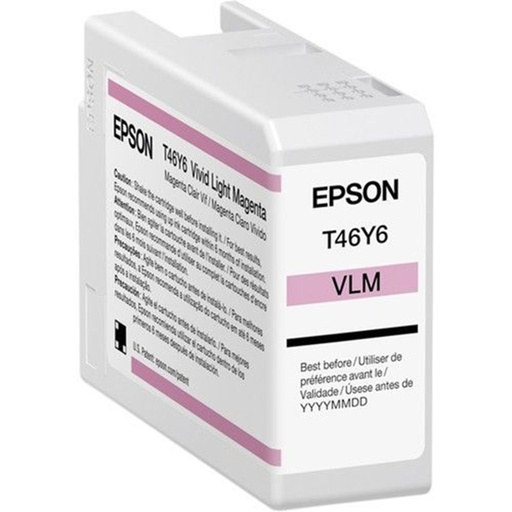 [PRI5608] Cartucho De Tinta Epson UltraChrome Pro10 T46Y Magenta Claro 50ml 