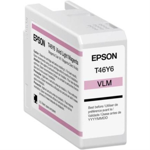 [PRI5608] Cartucho epson modelo t46y magenta light, para p900 (50 ml)
